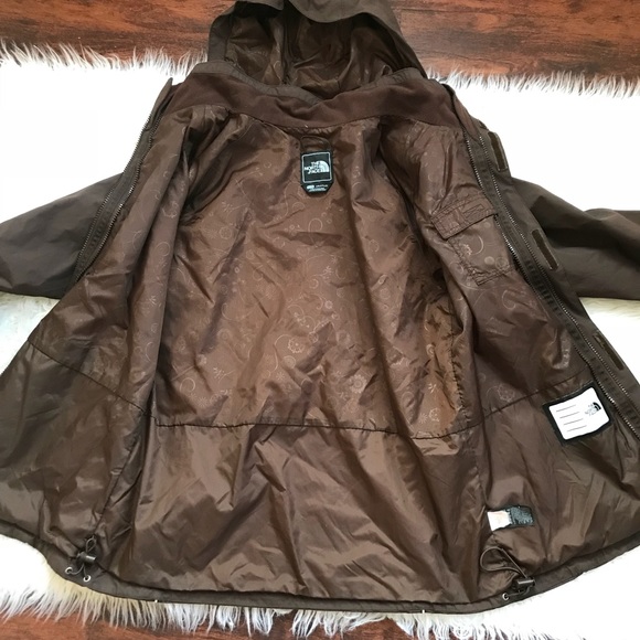 The North Face HyVent Brown Jacket Xl Girls - Picture 5 of 8